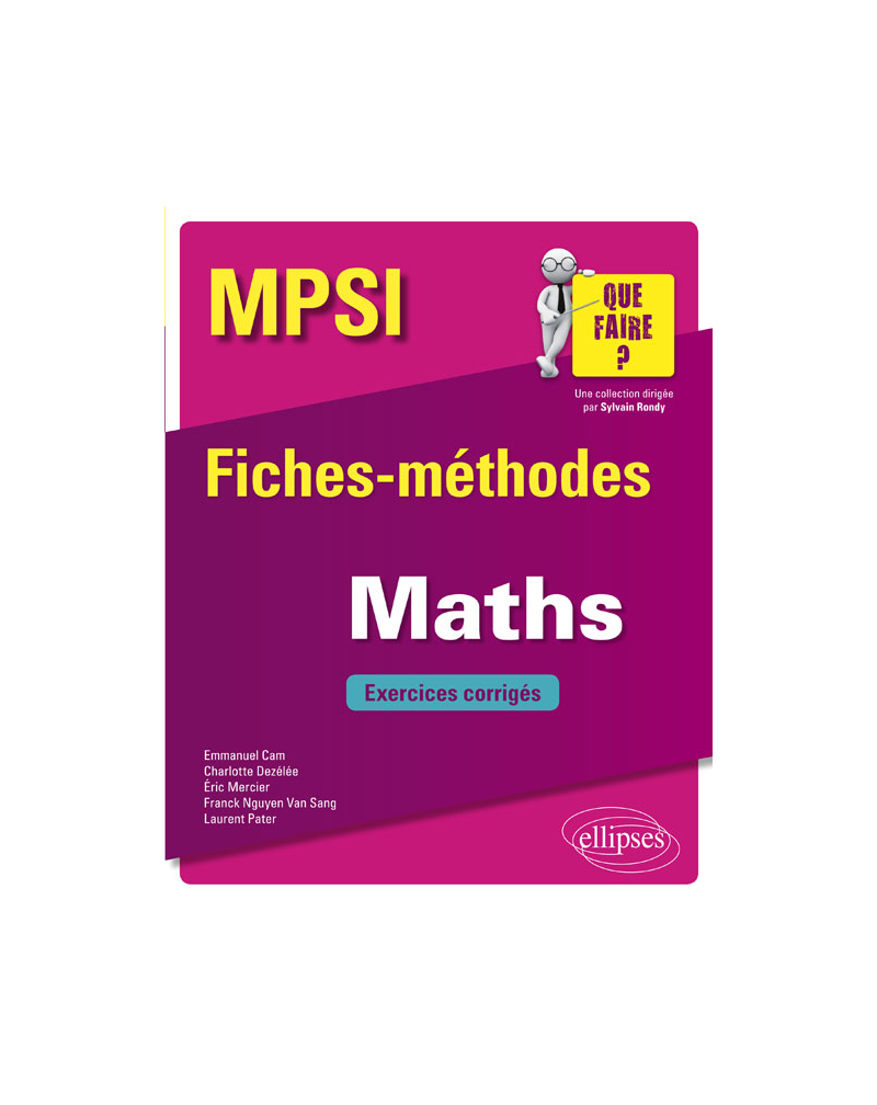 Math Matiques Mpsi Fiches M Thodes Et Exercices Corrig S