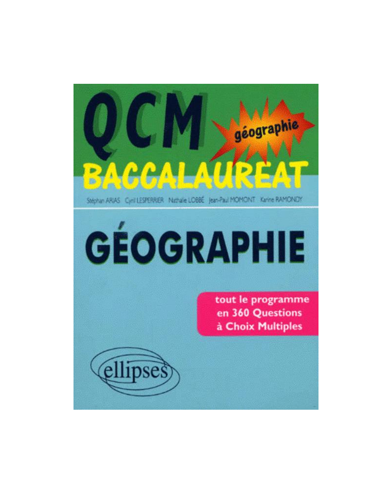 QCM Baccalauréat - géographie