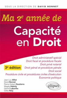 Ma 2e année de capacité en Droit - 3e édition