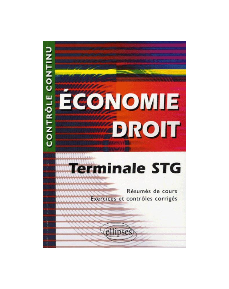 Économie - Droit - Terminale STG