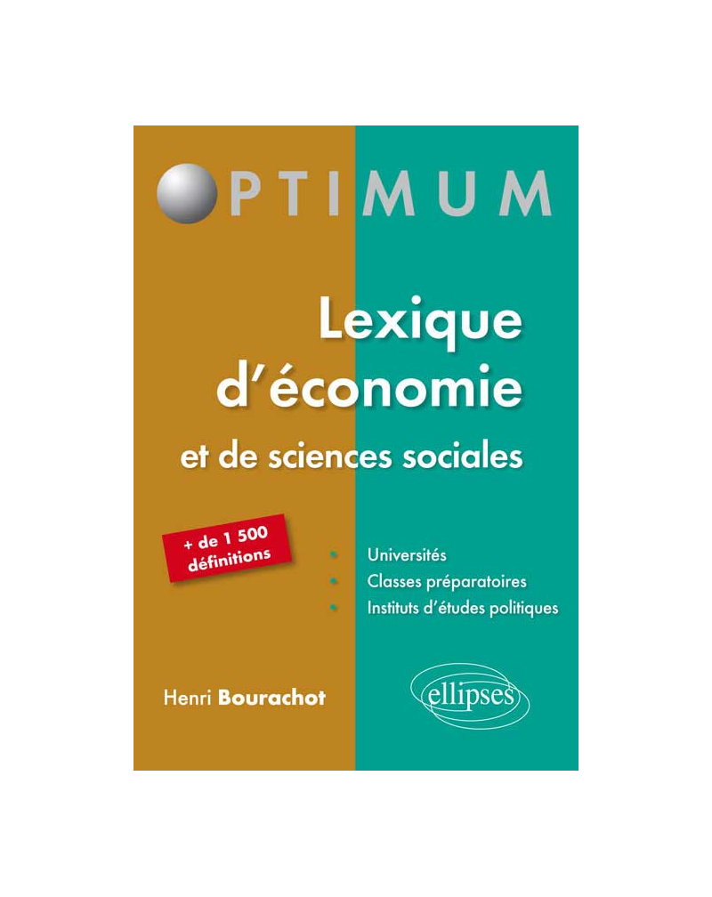 Lexique d’économie et de Sciences sociales