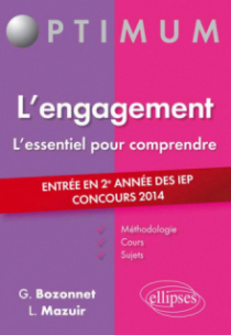 L’engagement - entrée en 2e année des IEP - concours 2014