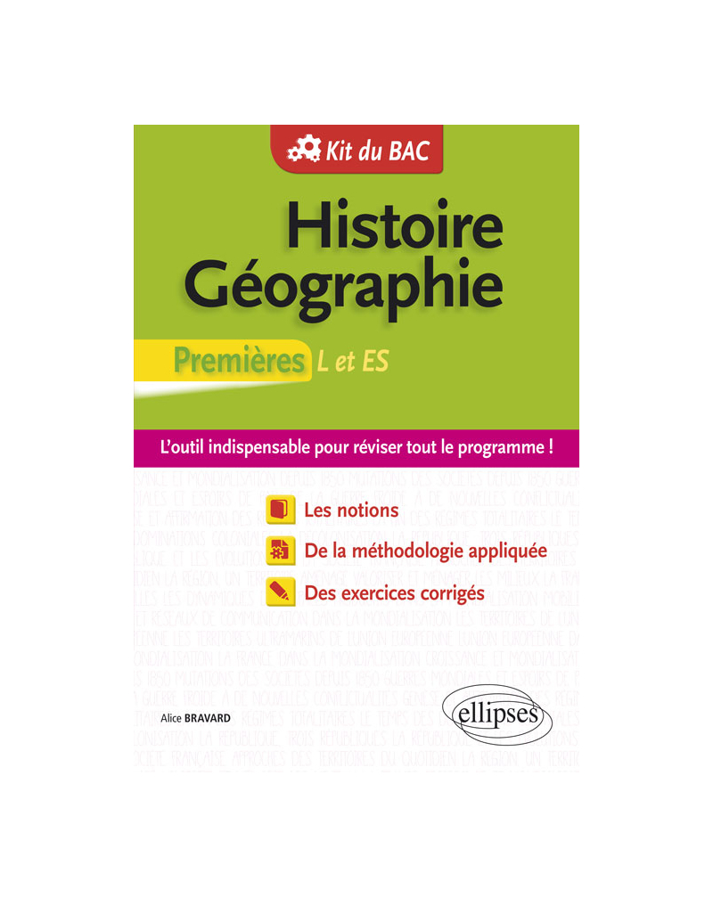 Histoire-Géographie - Premières L et ES