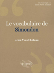 vocabulaire de Simondon (Le)