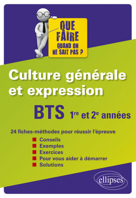 BTS Culture Générale Et Expression 1re Et 2e Années