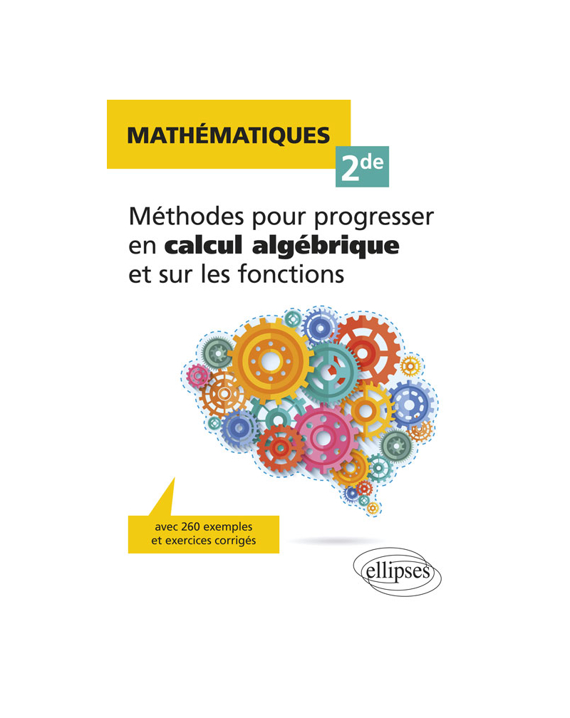 Mathématiques Seconde - Méthodes pour progresser en calcul algébrique et  sur les fonctions - avec 260 exemples et