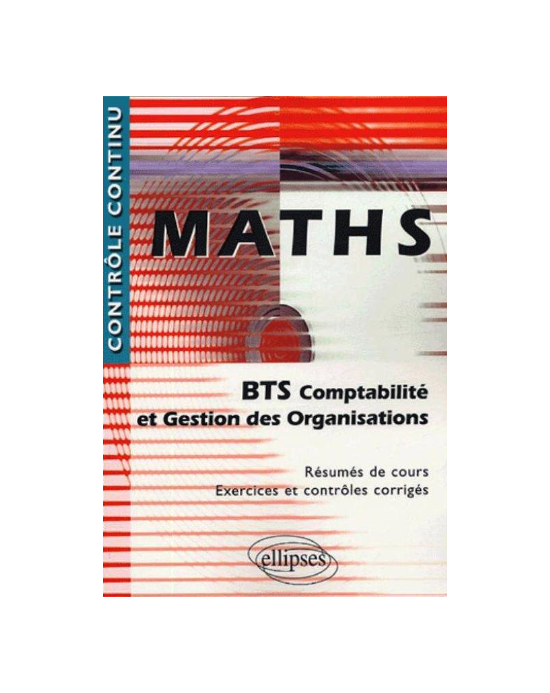 Mathématiques - BTS Comptabilité et Gestion des organisations