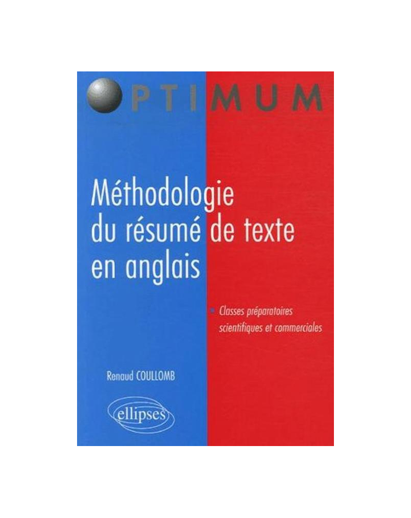 Méthodologie du résumé de texte en anglais