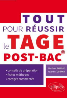 Tout pour réussir le Tage post-bac®