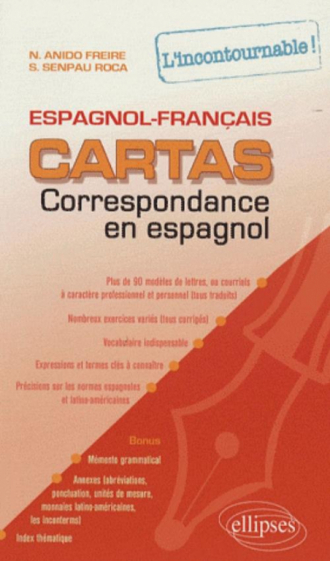 Cartas. Correspondance en espagnol. L'incontournable !