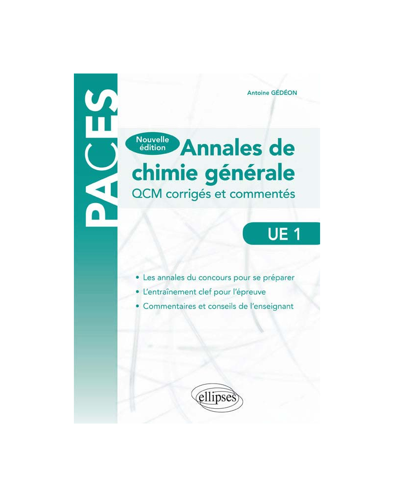 UE1 - Annales de chimie générale