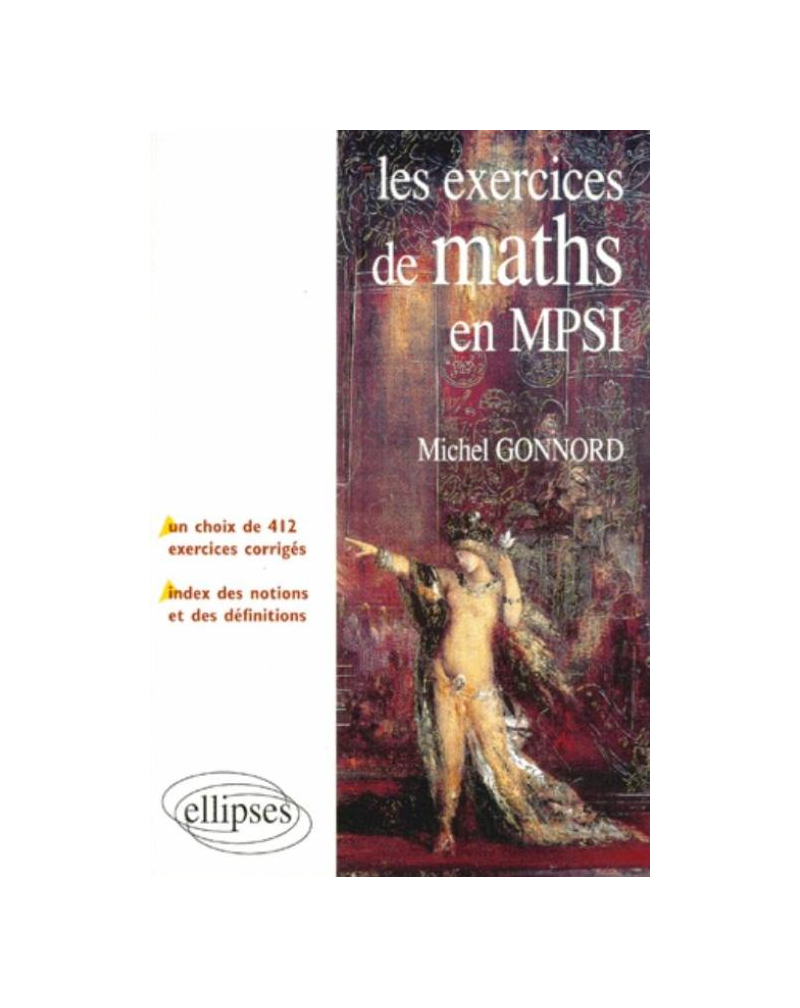 Les Exercices De Mathématiques En MPSI - Un Choix De 412 Exercices ...