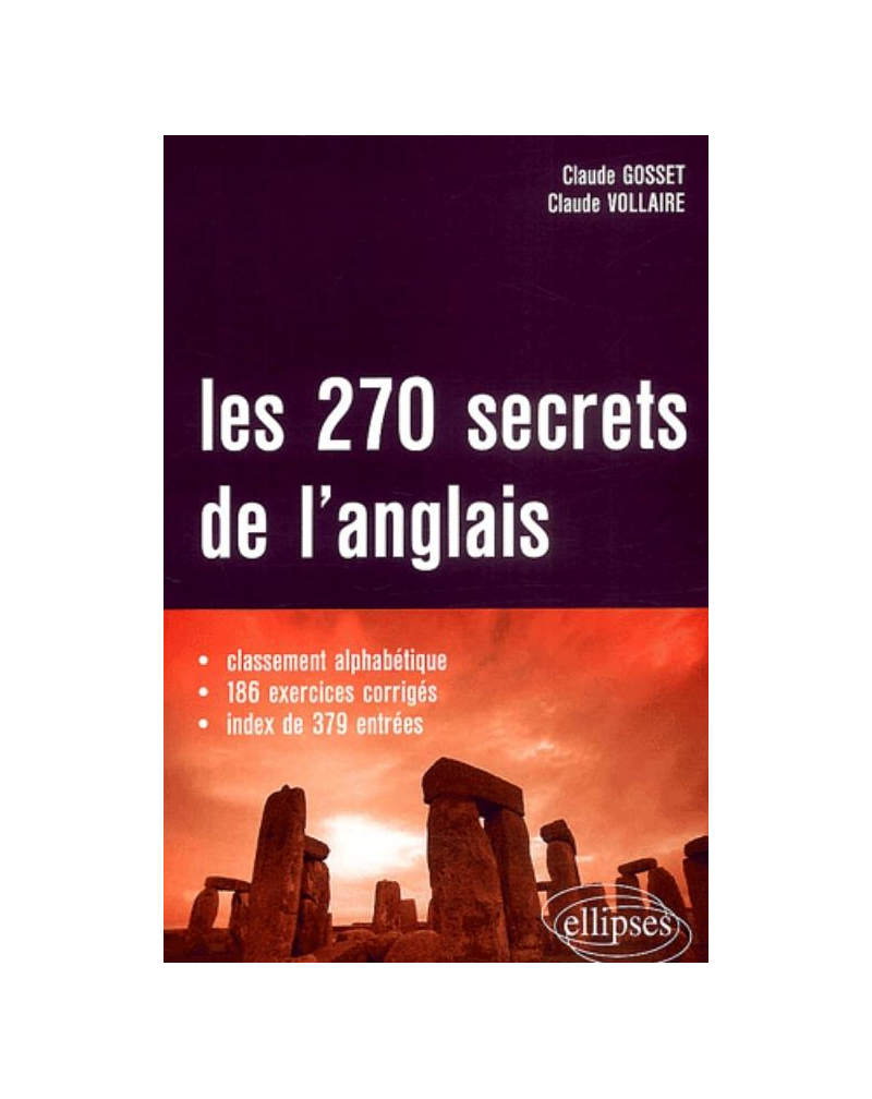 Les 270 secrets de l'anglais