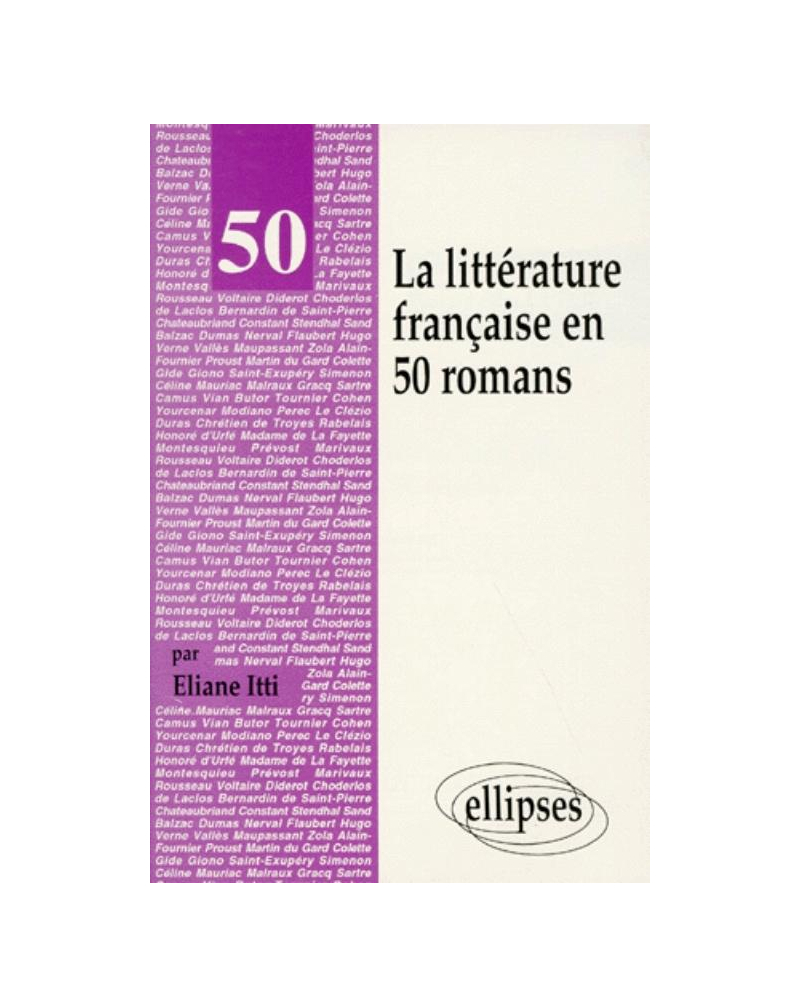 La littérature française en 50 romans