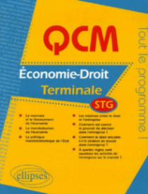 QCM économie-droit - Terminale STG