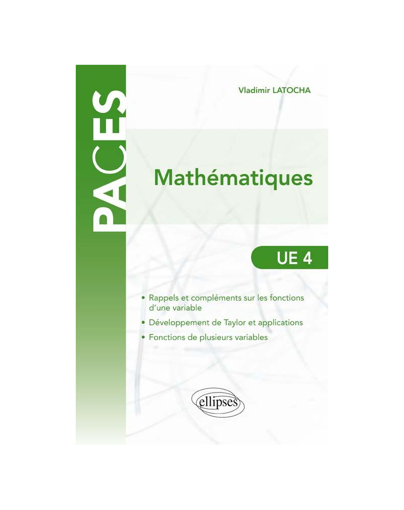 UE4 - Mathématiques en PACES