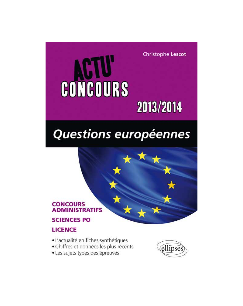 Questions Européennes 2013-2014