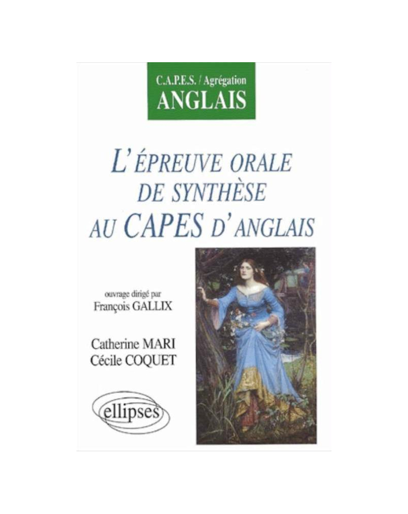 L'épreuve orale de synthèse au CAPES d'anglais