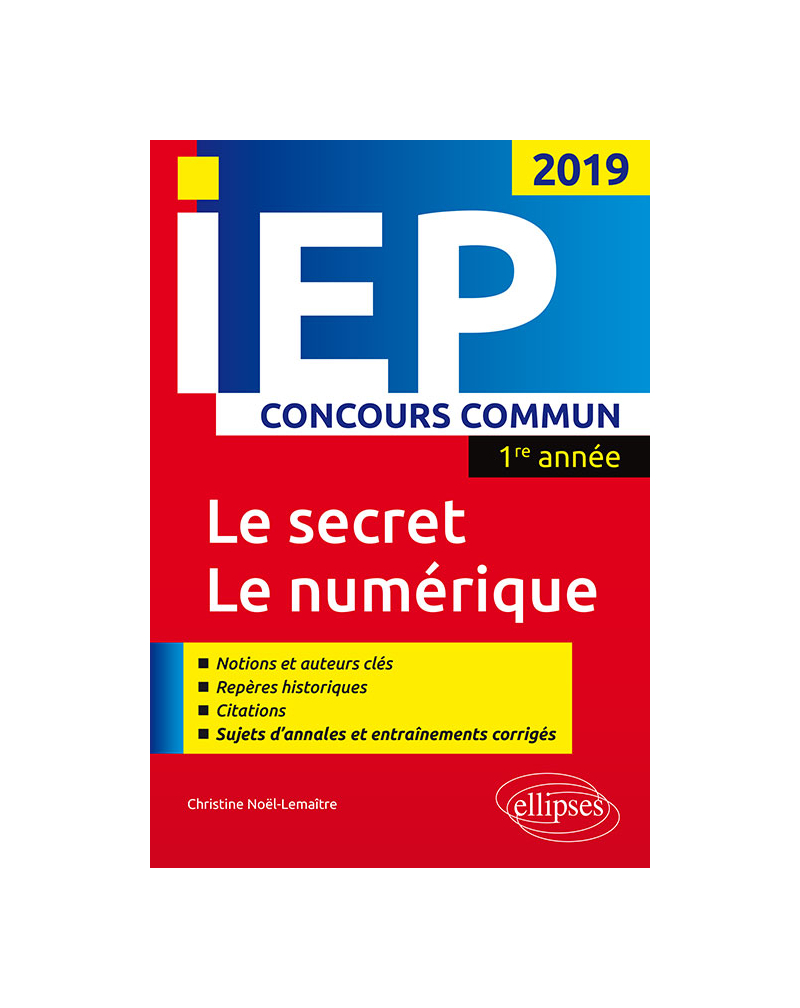 Concours commun IEP 2019. 1re année. Synthèse sur les deux thèmes