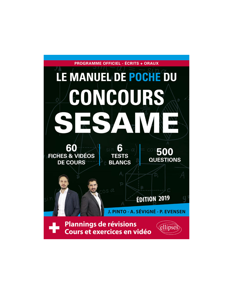 Le Manuel de Poche du concours SESAME