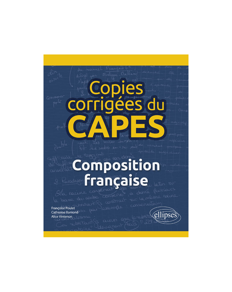Copies corrigées du CAPES - Dissertation française
