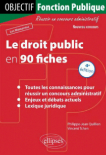 Le droit public en 90 fiches - 4e édition