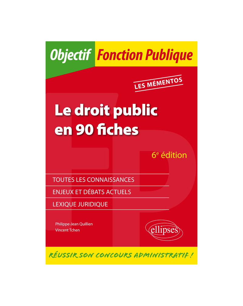 Le Droit public en 90 fiches - 6e édition