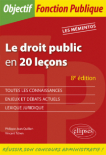 Le droit public en 20 leçons - 8e édition