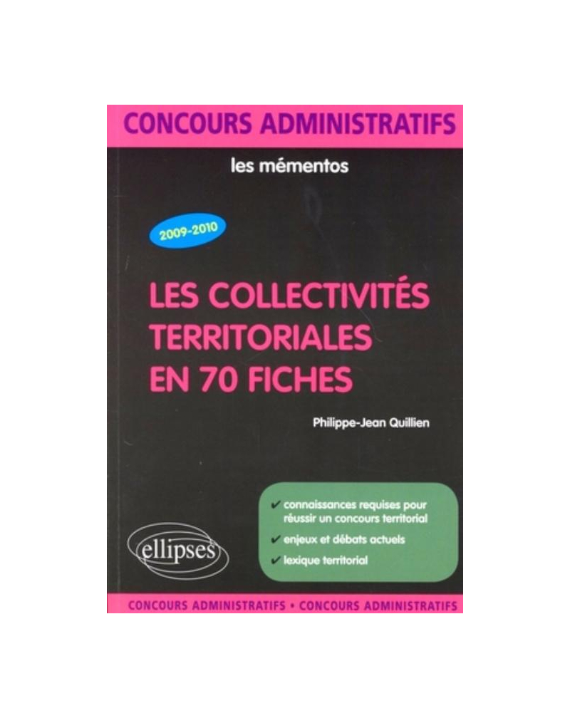 Les collectivités territoriales en 70 fiches