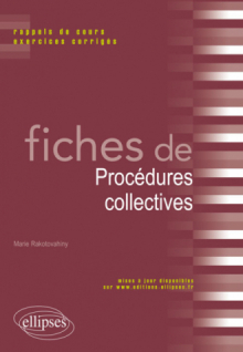 Fiches de procédures collectives