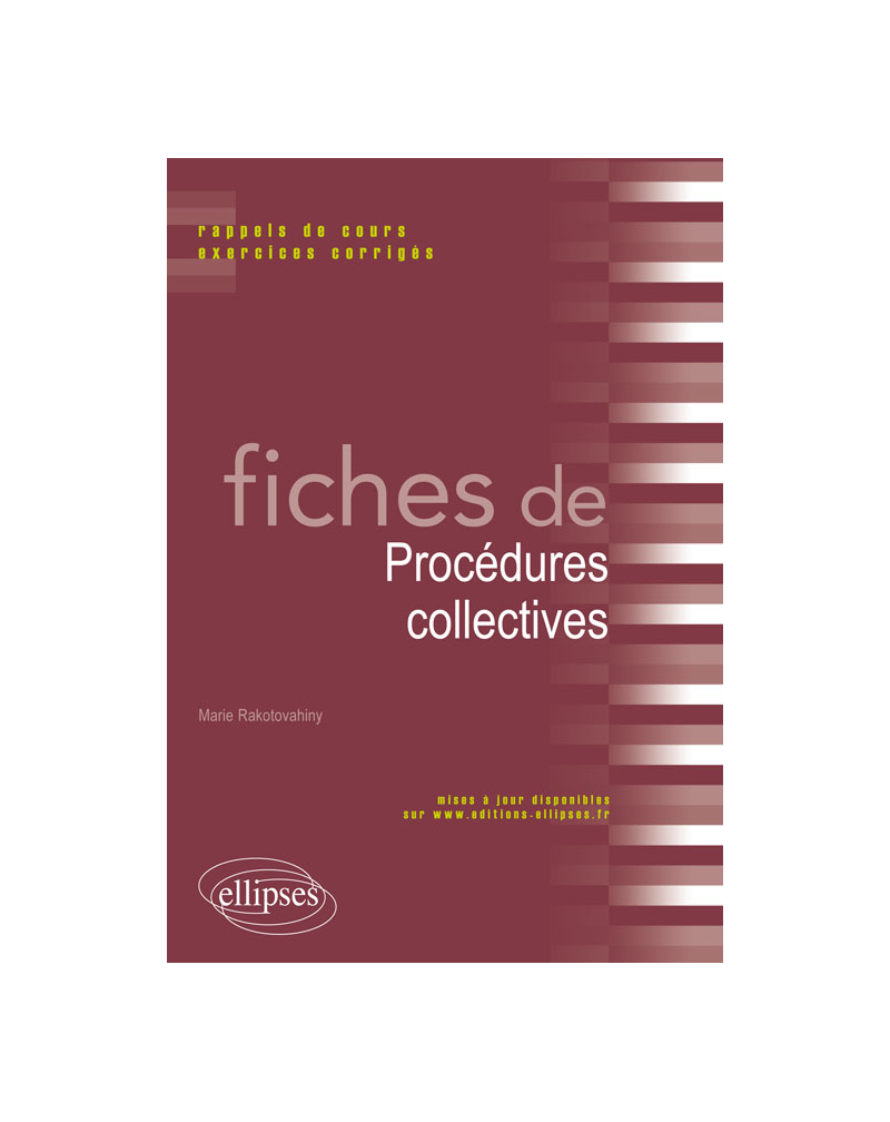 Fiches de procédures collectives