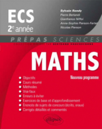 Mathématiques ECS 2e année - nouveau programme 2014