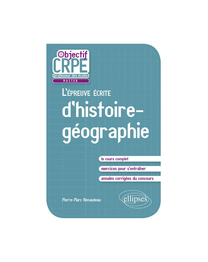 L'épreuve écrite d'histoire-géographie