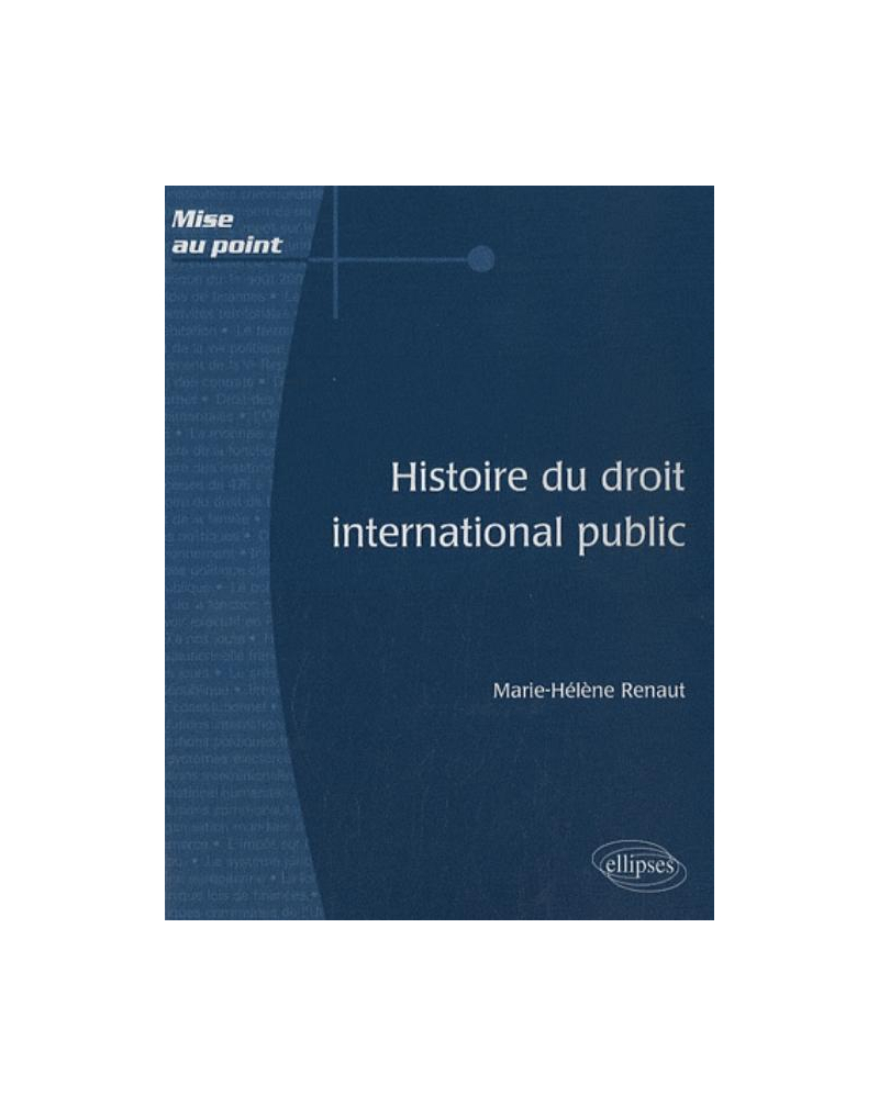 Histoire du droit international public