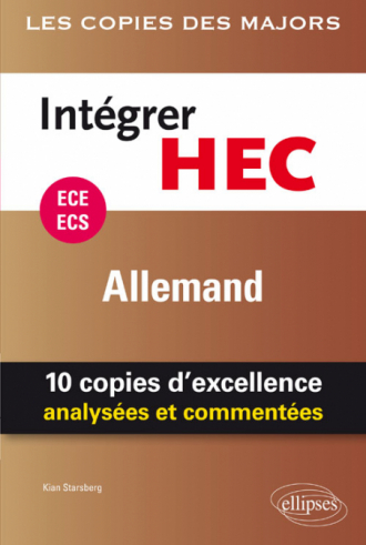 Intégrer HEC – ECE/ECS – Allemand