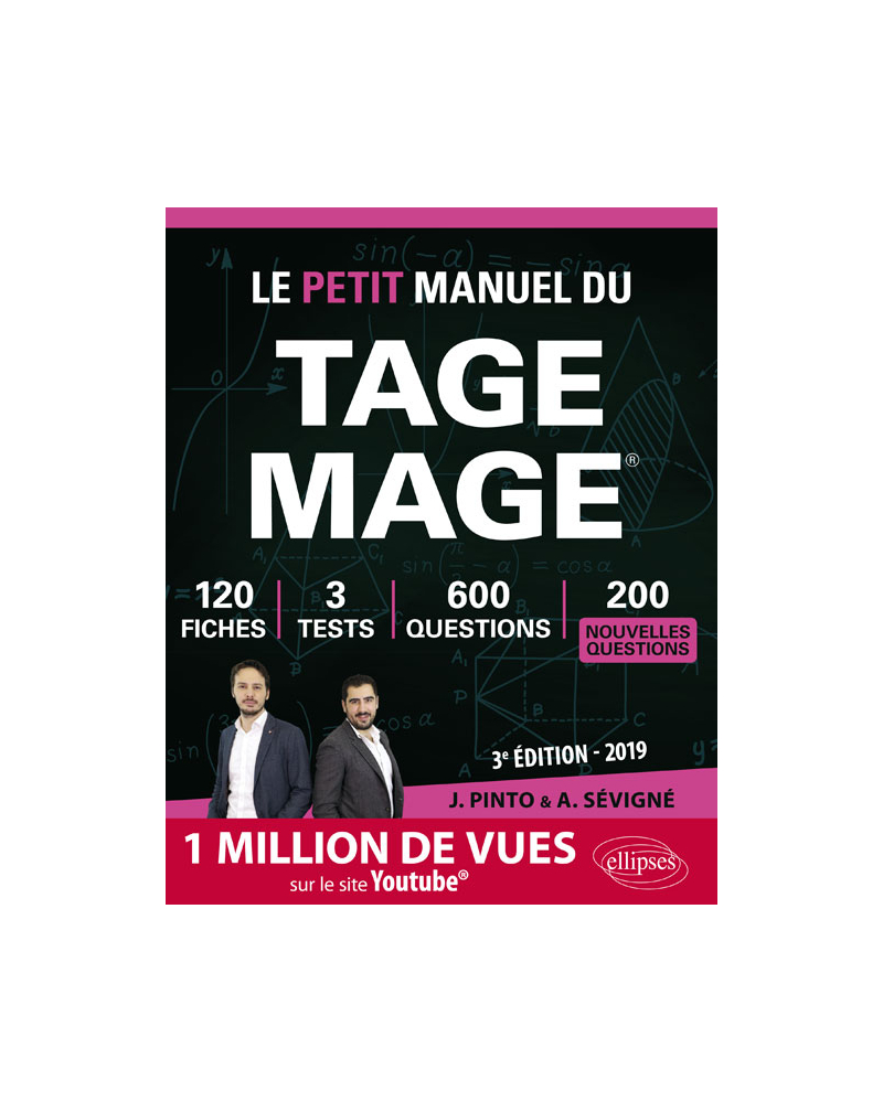 Le Petit Manuel du TAGE MAGE - édition 2019