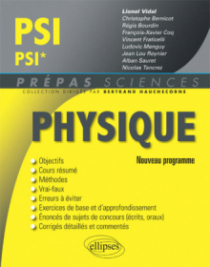 Physique PSI/PSI* - nouveau programme 2014