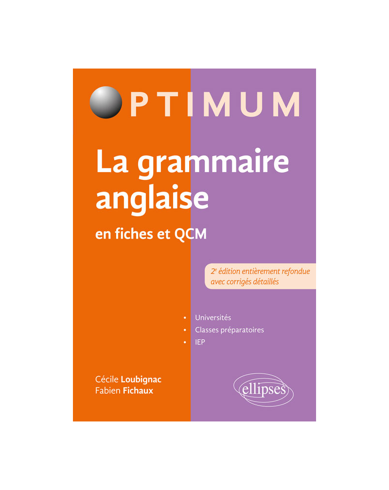 La grammaire anglaise en fiches et QCM - 2e édition