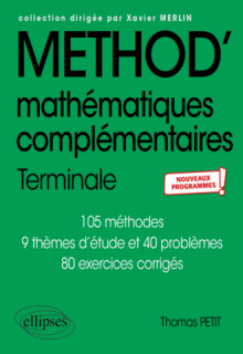 Mathématiques complémentaires - Terminale - Nouveaux programmes