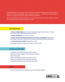 Au top en anglais à l'oral et à l'écrit. Méthodes, outils et activités pour les nouvelles épreuves du BAC • 1re et Tle • [A2-B2]