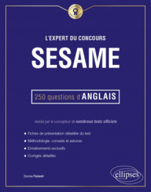 L'Expert du concours SESAME - 250 questions d'anglais