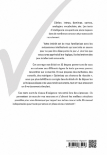 Réussir les tests de recrutement en 20 étapes. Logique et raisonnement, intelligence verbale, intelligence numérique, entraînements complets. S’entraîner avec plus de 600 tests corrigés