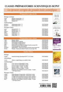 Chimie. Problèmes corrigés posés au concours B Agro-Véto (ENSA et ENV) de 2007-2011