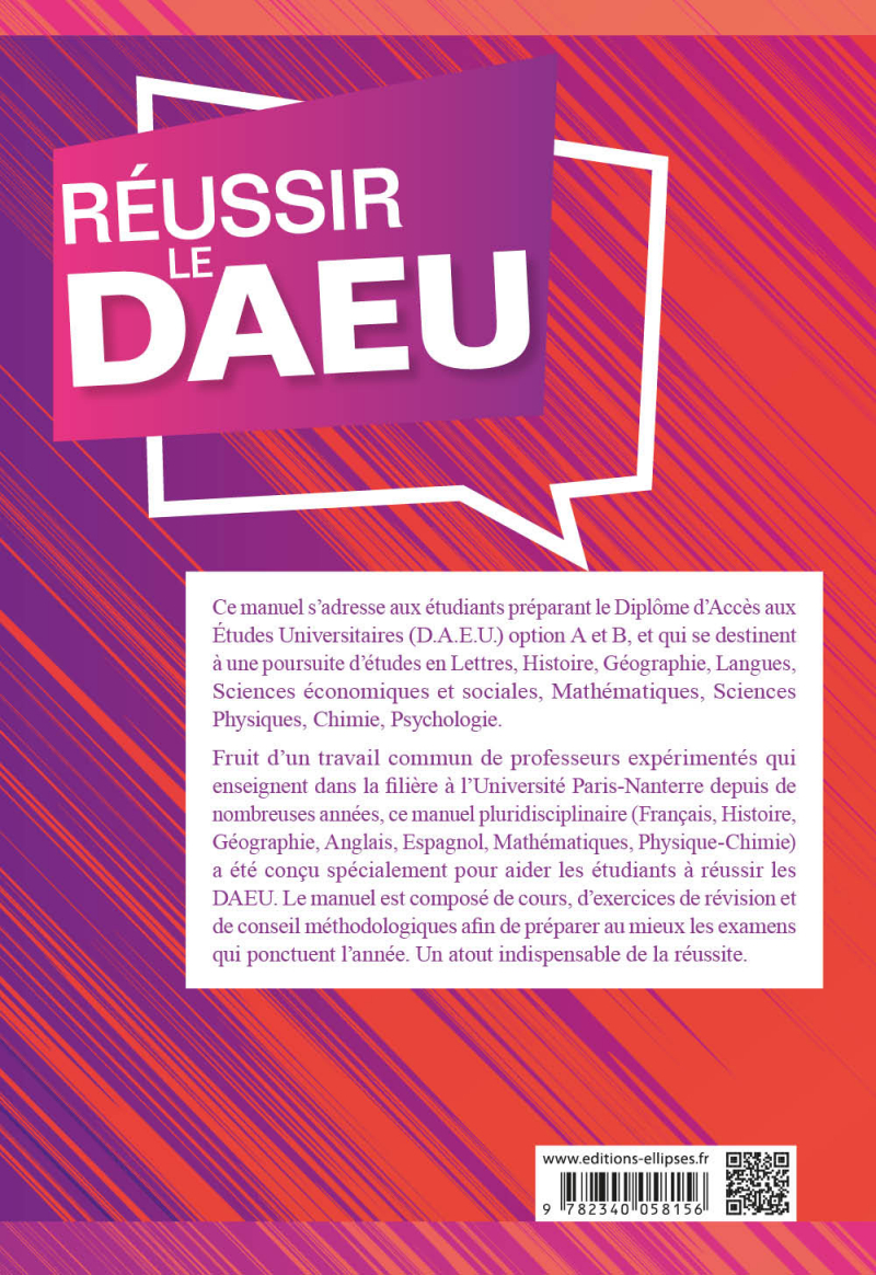 Réussir Le DAEU - Tout-en-un - Option A Et B