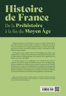 Histoire de France, volume 1 - De la Préhistoire à la fin du Moyen Âge
