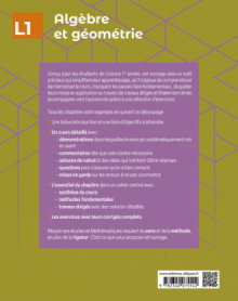 Algèbre et géométrie - Licence 1re année - Cours et travaux dirigés de mathématiques