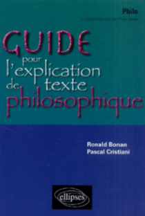 Guide pour l'explication de texte philosophique - Terminales L/ES/S