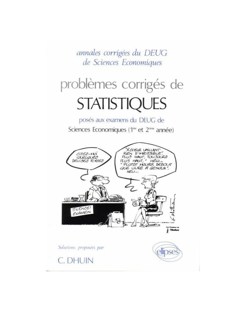 Mathématiques DEUG Sciences Economiques 1988-1990 - Statistiques et informatique