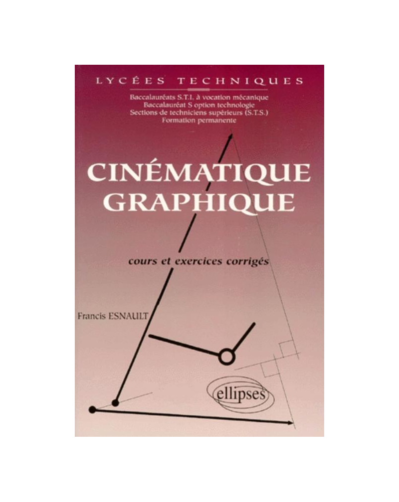 Cinématique graphique - Lycées techniques - Cours et exercices corrigés