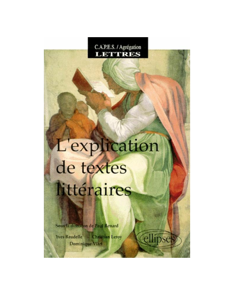 explication de textes littéraires (L')